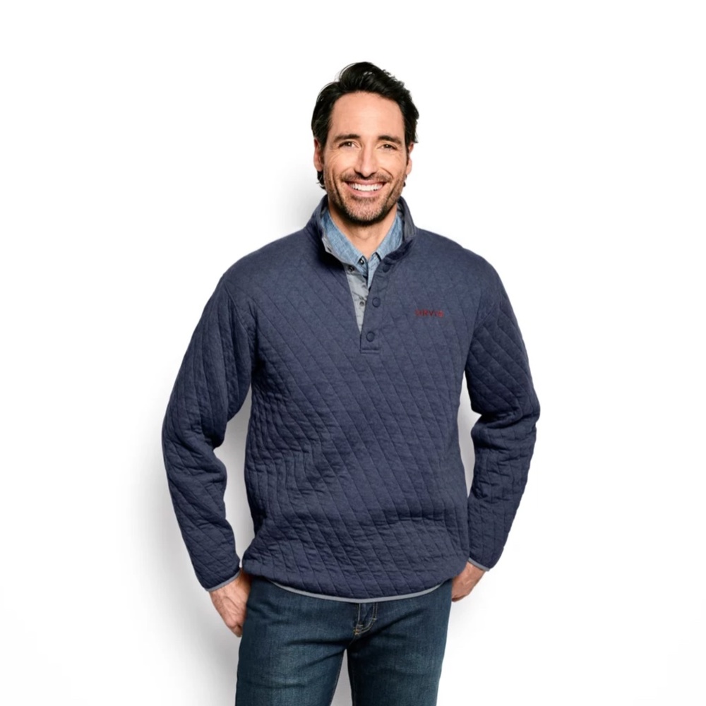 Orvis Outdoor Quilted Snap Sweatshirt